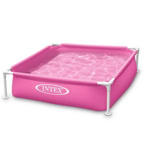 Intex 迷你框架泳池 57172, 粉色