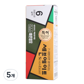 SEVEN EIGHT 白髮用染髮劑, 6號(自然棕色), 5盒