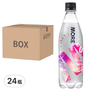 多喝水 MORE氣泡水 蜜桃風味, 560ml, 24瓶