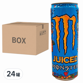 MONSTER ENERGY 魔爪 芒果狂歡碳酸能量飲料, 355ml, 24罐