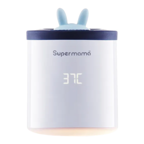 Super mama 攜帶式加熱溫奶器, 星空小兔子, 1個