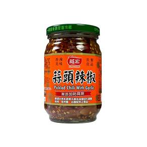 龍宏 蒜頭辣椒, 380g, 1罐