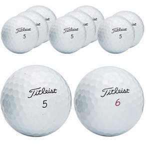 Titleist PRO V1/V1X 混合高爾夫球一級, 白色, 1顆, 10顆