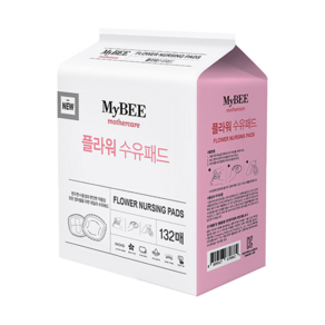 MyBEE 花邊防溢乳墊, 132個, 1盒