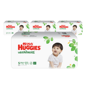 HUGGIES 好奇 Nature Made 純淨黏貼型尿布 男童, XL, 176片