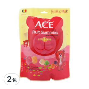 ACE 水果Q軟糖, 水果, 240g, 2包