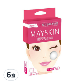 MAYSKIN 優若美 痘痘貼 薄透型, 42入, 6盒