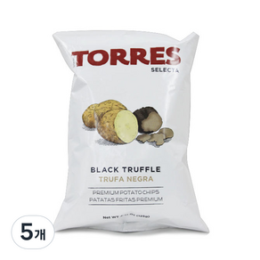 Torres Selecta 黑松露薯片, 125g, 5個