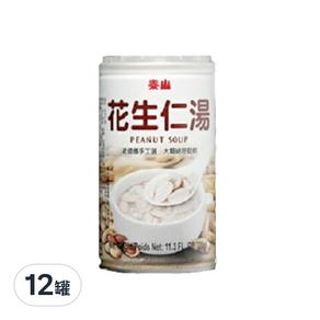 泰山 花生仁湯, 320g, 12罐