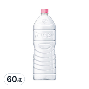 LOTTE 樂天 Chilsung Cider ICIS 8.0 無標籤礦泉水, 2L, 60瓶