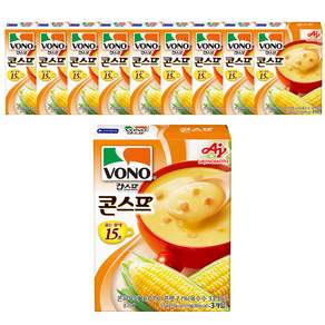 AJINOMOTO 味之素 VONO 玉米濃湯即食包, 57g, 10盒