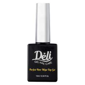 Deli Beauty Perfect 免清上層美甲凝膠, 透明, 10ml, 1瓶