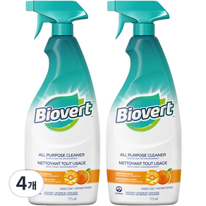 Biovert Ecologo優質多用途清潔劑, 4個, 715ml