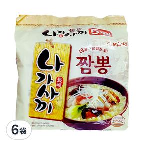 Samyang Foods 三養 海鮮炒瑪麵, 5包, 6袋