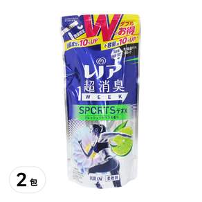 Lenor 蘭諾 運動衣物消臭柔軟精 柑橘, 440ml, 2包