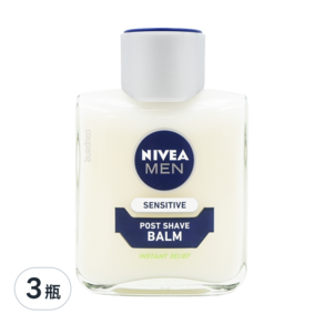 NIVEA 妮維雅 男士 舒緩保濕鬍後乳, 100ml, 3瓶