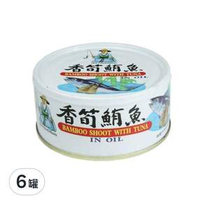 同榮 香筍鮪魚 煙仔虎, 170g, 6罐