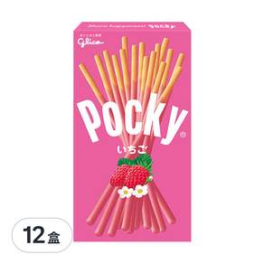 glico 格力高 Pocky 百奇 草莓棒, 40g, 12盒