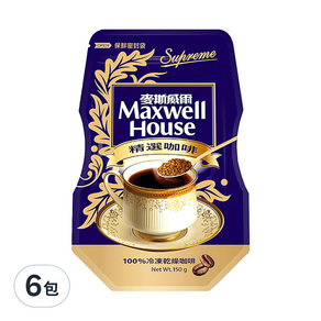 Maxwell House 麥斯威爾 精選咖啡環保包, 150g, 6包