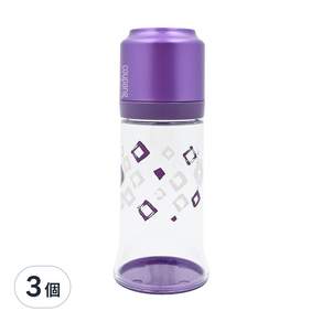 MOTHER-K 拋棄式奶瓶 0歲以上 250ml, 波希米亞紫, 3個