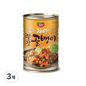 Dongwon Chewy Golbengi One Touch 罐頭食品, 400g, 3個