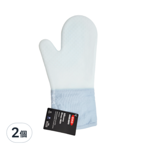 OXO 矽膠隔熱手套, 碳酸藍, 2個