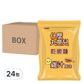 維力 什麼丸意兒 乾脆麵 雞汁風味, 35g, 24包