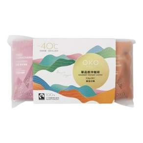 OKO 生態綠 單品即沖咖啡 衣索比亞+秘魯, 2.5g, 24包, 1袋