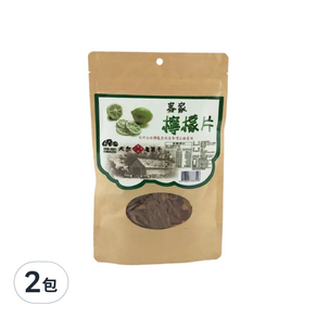 白堊園 客家檸檬片, 100g, 2包