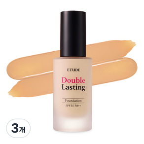 ETUDE 長效待肌無瑕輕粉底 30g, 25N1 Tan, 3瓶