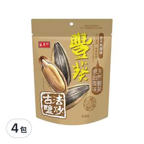 盛香珍 豐葵香瓜子 鹽炒原味, 165g, 4包