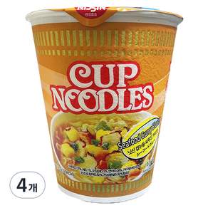 NISSIN 日清 海鮮咖哩杯麵, 4個