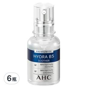 AHC 瞬效保濕B5微導 玻尿酸精華, 30ml, 6瓶