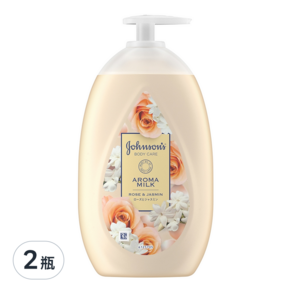 Johnson's 嬌生 美體主張24小時深層滋養乳液 玫瑰茉莉香, 500ml, 2瓶