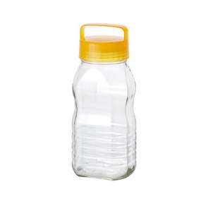 ADERIA 長型醃漬玻璃罐 黃色, 2L, 1個