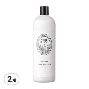 VertBlanc 幼兒纖維柔軟精 玫瑰花園香, 1000ml, 2個