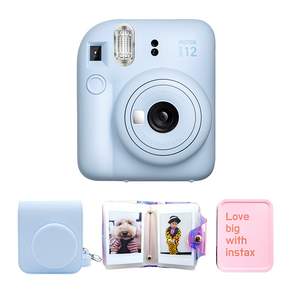 Instax Mini 12 淡藍色 + 專屬包款套裝, 單品, 1組