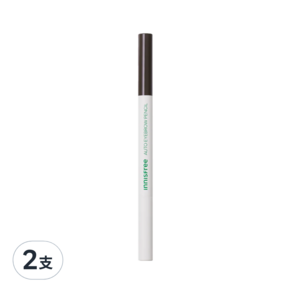 INNISFREE 妝自然眉筆 0.3g, 5號 深咖啡色, 2支