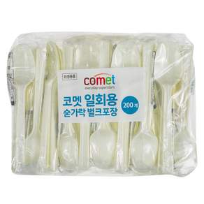 comet 塑膠湯匙, 200入, 1組