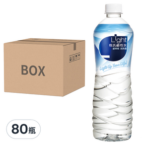 悅氏 Light 鹼性水, 720ml, 80瓶