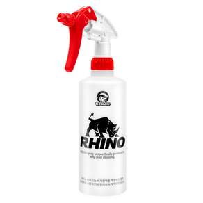 Rhino 犀牛圖案2種噴頭噴霧瓶, 單色, 1瓶