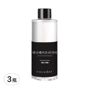 COCODOR 珂珂朵爾 室內擴香 補充瓶, 蜜梨小蒼蘭, 200ml, 3瓶