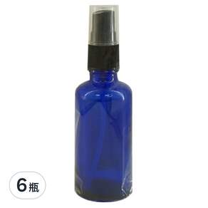 Paris Spring 巴黎春天 玻璃加厚噴瓶 50cc, 藍色, 6瓶