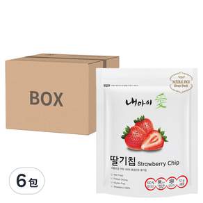 Naeiae 水果乾 草莓口味, 12g, 6包