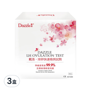 Dazzle 戴洛 排卵快速檢測試劑, 50入, 3盒