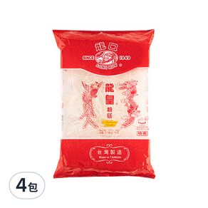 龍口 粉絲, 90g, 4包