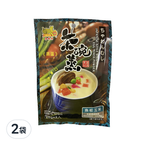 金錢豹 日式茶碗蒸蛋粉 魚板玉米 2入, 40g, 2袋