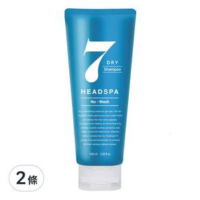 HEADSPA7 輕盈免沖洗乾洗髮乳 花香, 100ml, 2條