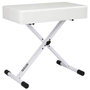 Duro 4 步高度可調鍵盤椅 DKB300, 白色的