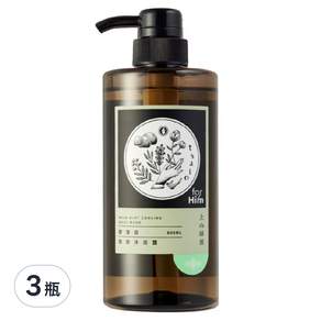 tsaio 上山採藥 野薄荷勁爽沐浴露, 600ml, 3瓶